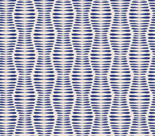Load image into Gallery viewer, Blue mirrored leaves forming graduated stripes.
