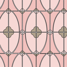 Load image into Gallery viewer, Resembling painted tiles in pink, pale pink and taupe.
