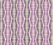 Load image into Gallery viewer, Dark purple and light purple mirrored leaves forming alternating graduated stripes.
