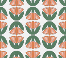 Load image into Gallery viewer, Scandinavian tulips on a pale gray background.

