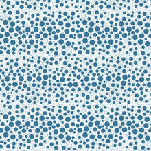 Load image into Gallery viewer, Blue dots of various sizes on a pale blue background
