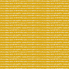 Load image into Gallery viewer, Off-white and neutral dots lined up on an off-white line on a yellow background.
